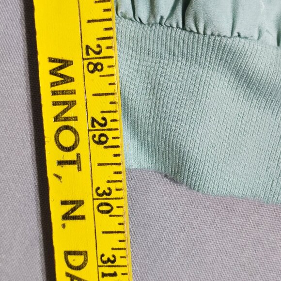 Divine Stretch jogger pants women's size L mint colour lightweight lazy pants - Picture 12 of 14